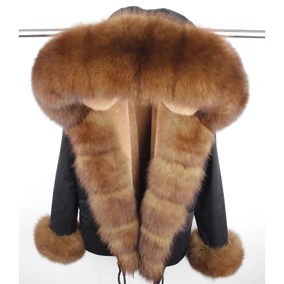 Parka Fox Camel