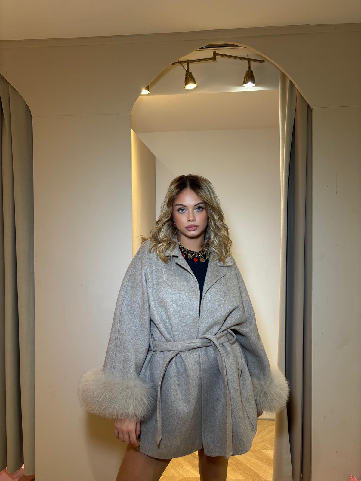 Cashmere Coat cuff