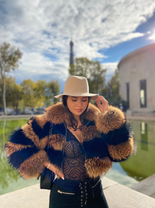 Short fox coat