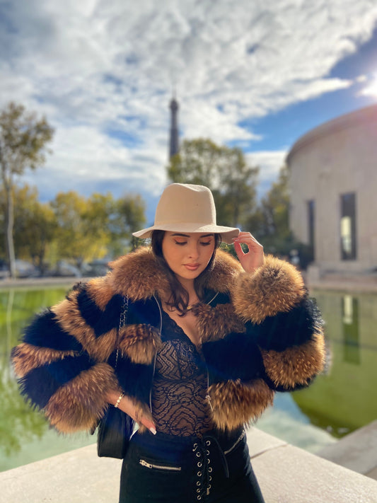 Short fox coat
