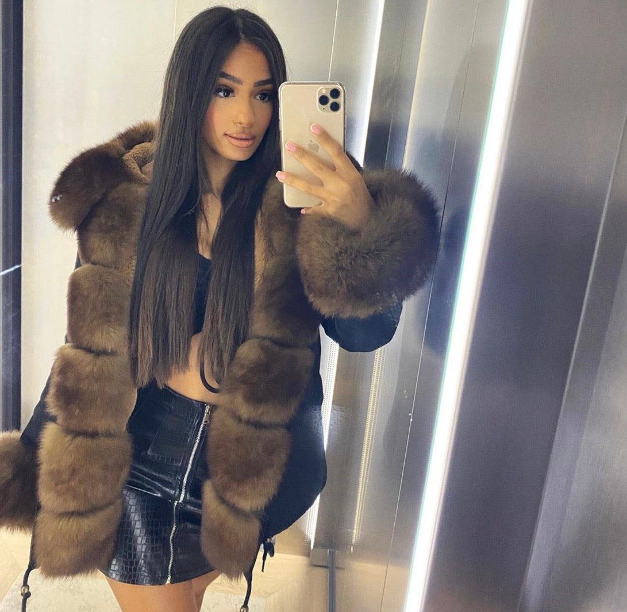 Parka Fox Camel