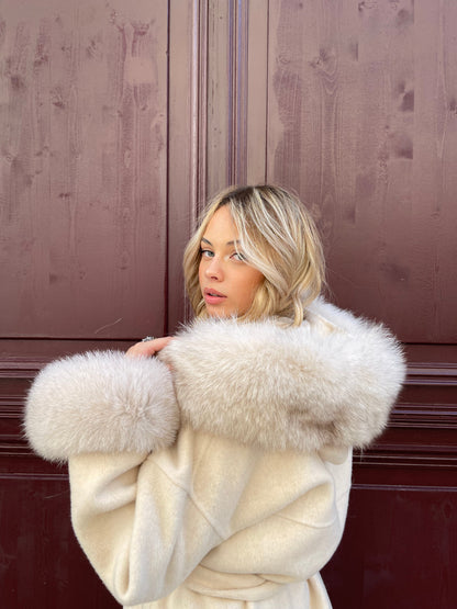 Cashmere Coat cuff